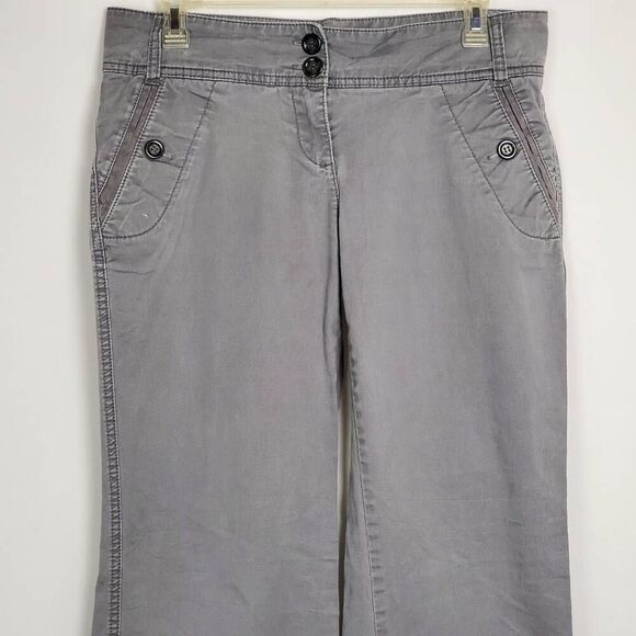 New York & Company Size 6 Gray Casual Pants - Picture 2 of 7